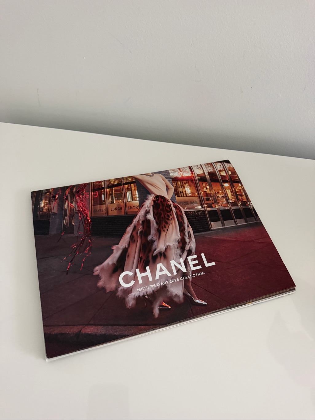 Chanel Burgundy And Cream Fashion Booklet